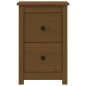 Comodini 2 pz Miele 40x35x61,5 cm in Legno Massello di Pino Comodini 2 pz Miele 40x35x61,5 cm in Legno Massello di Pino