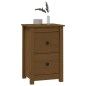 Comodini 2 pz Miele 40x35x61,5 cm in Legno Massello di Pino Comodini 2 pz Miele 40x35x61,5 cm in Legno Massello di Pino