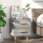 Comodino Grigio Sonoma 40x35x47,5 cm Comodino Grigio Sonoma 40x35x47,5 cm