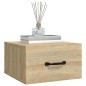 Comodino a Muro Rovere Sonoma 35x35x20 cm Comodino a Muro Rovere Sonoma 35x35x20 cm