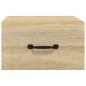 Comodino a Muro Rovere Sonoma 35x35x20 cm Comodino a Muro Rovere Sonoma 35x35x20 cm