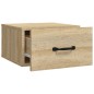Comodino a Muro Rovere Sonoma 35x35x20 cm Comodino a Muro Rovere Sonoma 35x35x20 cm
