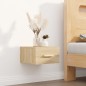 Comodino a Muro Rovere Sonoma 35x35x20 cm Comodino a Muro Rovere Sonoma 35x35x20 cm