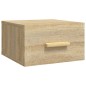 Comodino a Muro Rovere Sonoma 35x35x20 cm Comodino a Muro Rovere Sonoma 35x35x20 cm