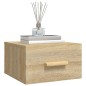 Comodino a Muro Rovere Sonoma 35x35x20 cm Comodino a Muro Rovere Sonoma 35x35x20 cm