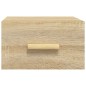 Comodino a Muro Rovere Sonoma 35x35x20 cm Comodino a Muro Rovere Sonoma 35x35x20 cm