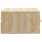 Comodino a Muro Rovere Sonoma 35x35x20 cm Comodino a Muro Rovere Sonoma 35x35x20 cm