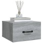 Comodino a Muro Grigio Sonoma 35x35x20 cm Comodino a Muro Grigio Sonoma 35x35x20 cm