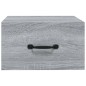 Comodino a Muro Grigio Sonoma 35x35x20 cm Comodino a Muro Grigio Sonoma 35x35x20 cm