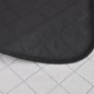Copriletto Trapuntato a Doppia Faccia Nero/Grigio 230 x 260 cm Copriletto Trapuntato a Doppia Faccia Nero/Grigio 230 x 260 cm