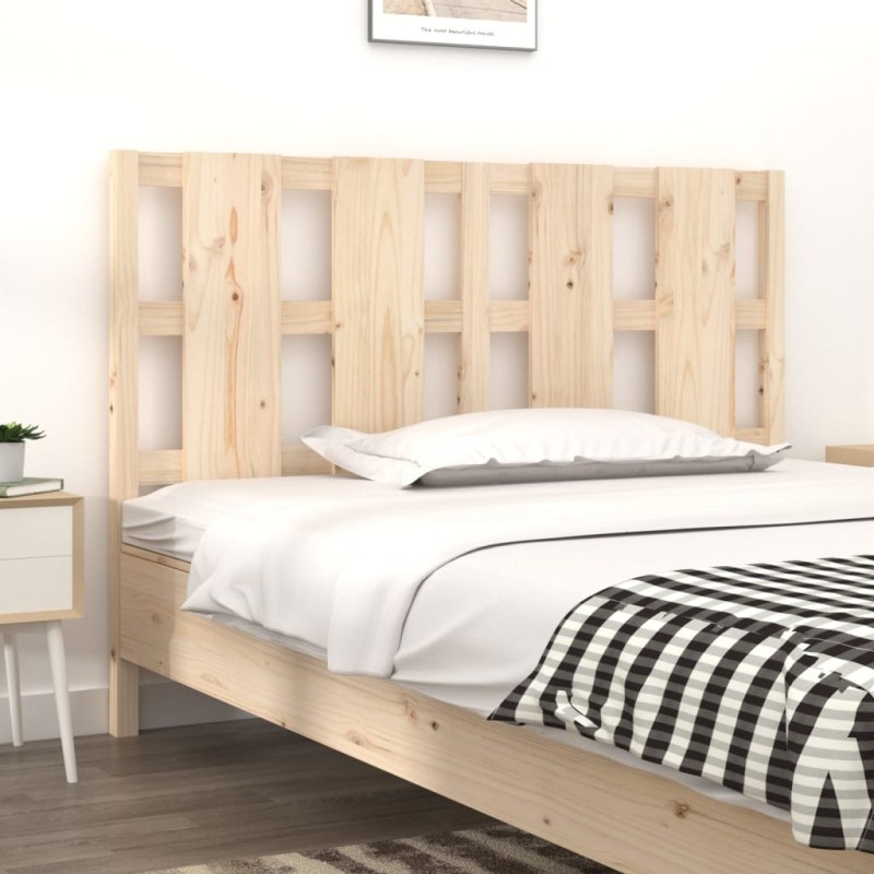 Testiera per Letto 145,5x4x100 cm in Legno Massello di Pino Testiera per Letto 145,5x4x100 cm in Legno Massello di Pino