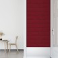 Pannelli Murali 12 pz Rosso Vino 90x15 cm Velluto 1,62 m² Pannelli Murali 12 pz Rosso Vino 90x15 cm Velluto 1,62 m²