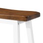 vidaXL Set Tavolo da Bar e Sgabelli 3 pz in Legno Massello vidaXL Set Tavolo da Bar e Sgabelli 3 pz in Legno Massello