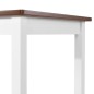 vidaXL Set Tavolo da Bar e Sgabelli 3 pz in Legno Massello vidaXL Set Tavolo da Bar e Sgabelli 3 pz in Legno Massello