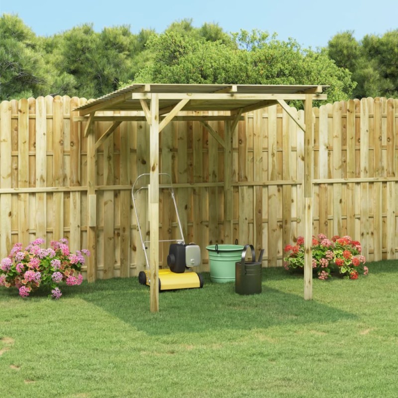 vidaXL Tettoia da Giardino in Legno di Pino Impregnato 180x180x189 cm vidaXL Tettoia da Giardino in Legno di Pino Impregnato 180x180x189 cm