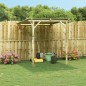 vidaXL Tettoia da Giardino in Legno di Pino Impregnato 180x180x189 cm vidaXL Tettoia da Giardino in Legno di Pino Impregnato 180x180x189 cm