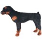 vidaXL Cane Rottweiler in Peluche in Piedi Nero e Marrone XXL vidaXL Cane Rottweiler in Peluche in Piedi Nero e Marrone XXL