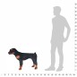 vidaXL Cane Rottweiler in Peluche in Piedi Nero e Marrone XXL vidaXL Cane Rottweiler in Peluche in Piedi Nero e Marrone XXL