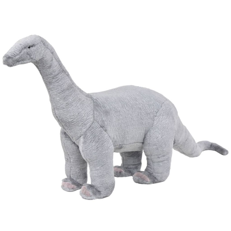 vidaXL Dinosauro Brachiosaurus in Peluche in Piedi Grigio XXL vidaXL Dinosauro Brachiosaurus in Peluche in Piedi Grigio XXL
