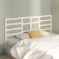 Testiera per Letto Bianca 206x4x104 cm Legno Massello di Pino Testiera per Letto Bianca 206x4x104 cm Legno Massello di Pino