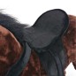vidaXL Cavallo in Peluche in Piedi Marrone Scuro XXL vidaXL Cavallo in Peluche in Piedi Marrone Scuro XXL