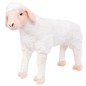 vidaXL Pecora in Peluche in Piedi Bianca XXL vidaXL Pecora in Peluche in Piedi Bianca XXL