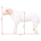 vidaXL Pecora in Peluche in Piedi Bianca XXL vidaXL Pecora in Peluche in Piedi Bianca XXL