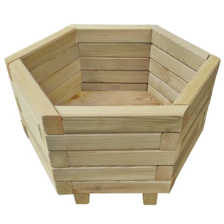 vidaXL Set Letti Rialzati da Giardino 2 pz in Legno di Pino Impregnato