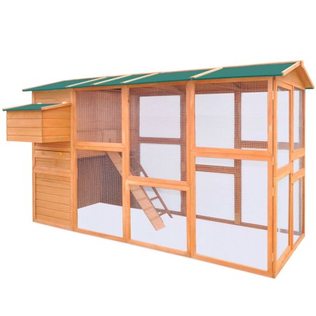 vidaXL Pollaio in Legno 295x163x170 cm  