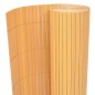 vidaXL Recinzione da Giardino a Doppio Lato in PVC 90x500 cm Gialla vidaXL Recinzione da Giardino a Doppio Lato in PVC 90x500 cm Gialla