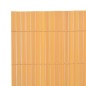 vidaXL Recinzione da Giardino a Doppio Lato in PVC 90x500 cm Gialla vidaXL Recinzione da Giardino a Doppio Lato in PVC 90x500 cm Gialla