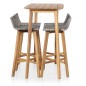 vidaXL Set da Pranzo da Giardino 5 pz in Legno Massello di Acacia vidaXL Set da Pranzo da Giardino 5 pz in Legno Massello di Acacia
