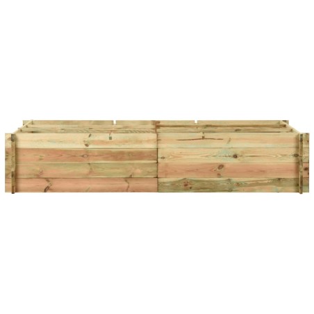 vidaXL Fioriera Giardino Letto Vegetale in Legno di Pino 197x100x40cm