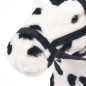 vidaXL Cavallo in Peluche in Piedi Nero e Bianco XXL vidaXL Cavallo in Peluche in Piedi Nero e Bianco XXL