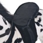 vidaXL Cavallo in Peluche in Piedi Nero e Bianco XXL vidaXL Cavallo in Peluche in Piedi Nero e Bianco XXL