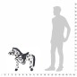 vidaXL Cavallo in Peluche in Piedi Nero e Bianco XXL vidaXL Cavallo in Peluche in Piedi Nero e Bianco XXL