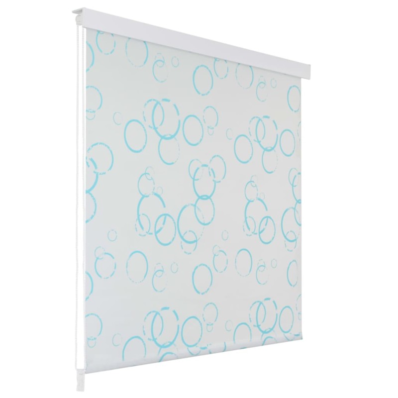 vidaXL Tenda a Rullo per Doccia 160x240 cm con Motivo a Bolle vidaXL Tenda a Rullo per Doccia 160x240 cm con Motivo a Bolle