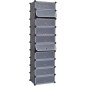 vidaXL Scarpiera Modulare a 10 Scomparti Nera vidaXL Scarpiera Modulare a 10 Scomparti Nera