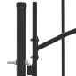 vidaXL Cancello da Giardino in Acciaio 1x1,5 m Nero vidaXL Cancello da Giardino in Acciaio 1x1,5 m Nero