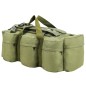 vidaXL Borsone da Viaggio Stile Militare 3 in 1 90 L Verde Oliva vidaXL Borsone da Viaggio Stile Militare 3 in 1 90 L Verde Oliva