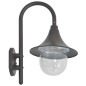vidaXL Lampada da Parete da Giardino E27 42 cm Alluminio Bronzo vidaXL Lampada da Parete da Giardino E27 42 cm Alluminio Bronzo