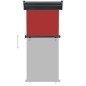 Tenda Laterale per Terrazzo 80x250 cm Rossa Tenda Laterale per Terrazzo 80x250 cm Rossa