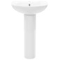vidaXL Lavandino a Colonna in Ceramica Bianca 520x440x190 mm vidaXL Lavandino a Colonna in Ceramica Bianca 520x440x190 mm