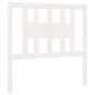 Testiera per Letto Bianca 106x4x100cm in Legno Massello di Pino Testiera per Letto Bianca 106x4x100cm in Legno Massello di Pino