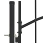 vidaXL Cancello da Giardino in Acciaio 1x1,75 m Nero vidaXL Cancello da Giardino in Acciaio 1x1,75 m Nero