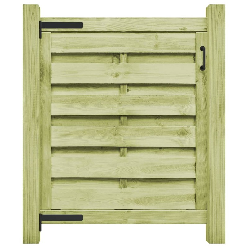 vidaXL Cancello da Giardino Legno di Pino Impregnato 100x100 cm Verde vidaXL Cancello da Giardino Legno di Pino Impregnato 100x100 cm Verde