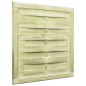 vidaXL Cancello da Giardino Legno di Pino Impregnato 100x100 cm Verde vidaXL Cancello da Giardino Legno di Pino Impregnato 100x100 cm Verde