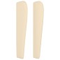Testiera ad Orecchio Crema 83x23x118/128 cm in Tessuto Testiera ad Orecchio Crema 83x23x118/128 cm in Tessuto