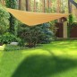 HI Vela Parasole Triangolare 3x3 m Beige HI Vela Parasole Triangolare 3x3 m Beige