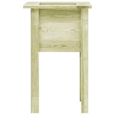 vidaXL Fioriera Rialzata Giardino Piedini 50x50x80cm Legno Impregnato